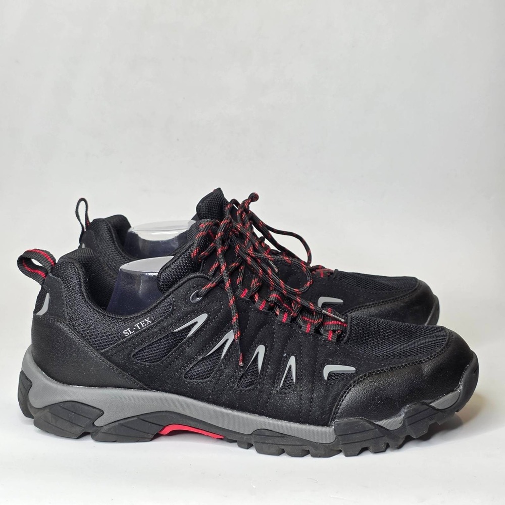 Shulook Men's Waterproof Hiking Lightweight Anti‎ Slip Shoes Size 14 Black